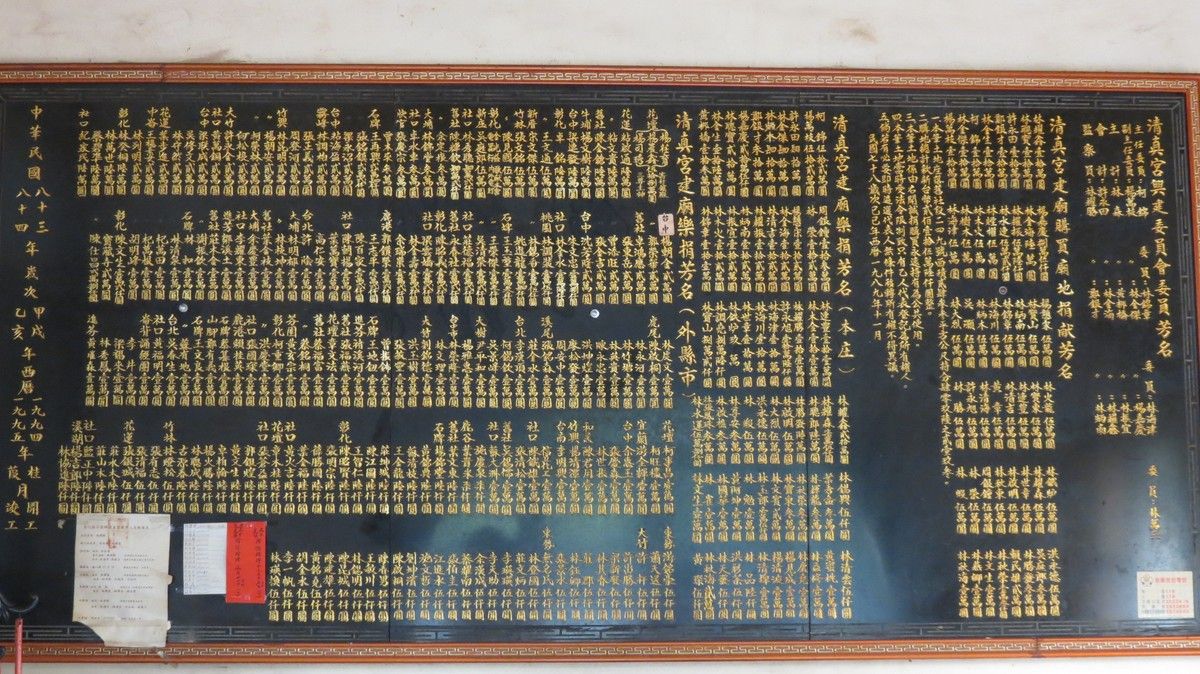 83年委員及捐贈名錄碑 83年委員及捐贈名錄碑