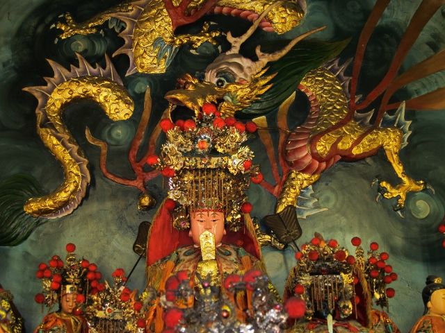 廣寧宮殿聖母殿,正殿中龕主祀天上聖母 廣寧宮殿聖母殿,正殿中龕主祀天上聖母
