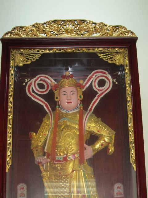 慈航禪寺左龕祀:韋馱菩薩 慈航禪寺左龕祀:韋馱菩薩