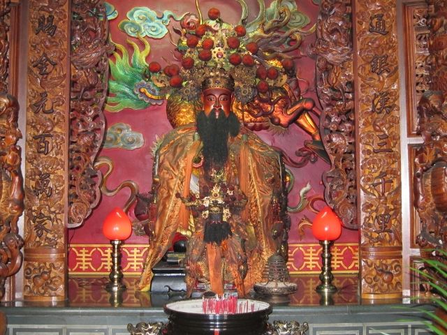 一樓左龕祀文財神 一樓左龕祀文財神
