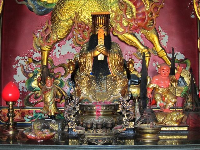 一樓至賢宮正殿龕左祀天濟仁聖帝 一樓至賢宮正殿龕左祀天濟仁聖帝