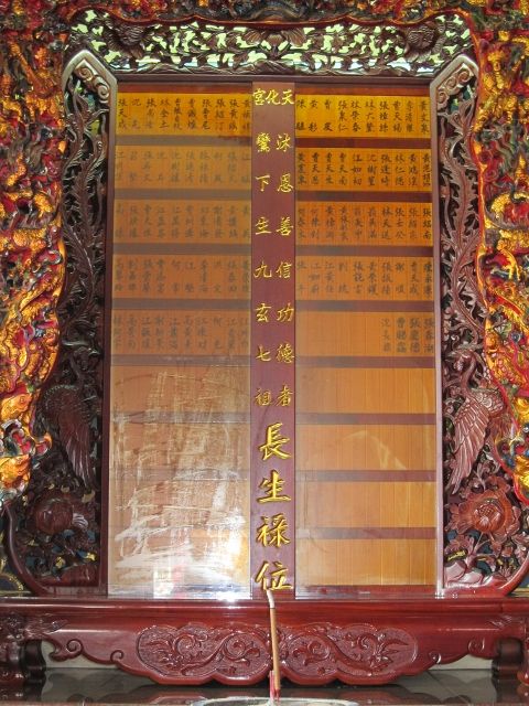 二樓右殿奉祀善信功德祿位 二樓右殿奉祀善信功德祿位