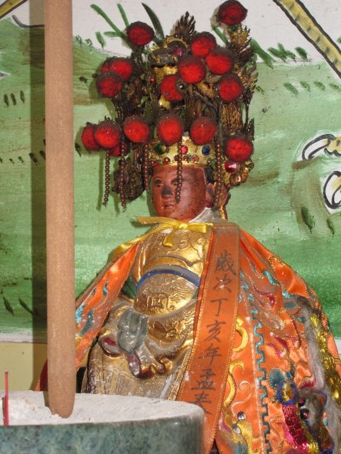 二樓正殿左配祀註生娘娘 二樓正殿左配祀註生娘娘 |許淑惠|2012/7/11|