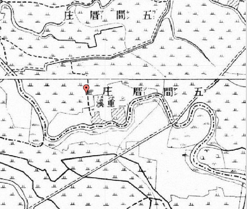 台灣堡圖-二重溪 台灣堡圖-二重溪區域